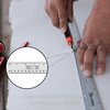 Kapro 306 Aluminum Ruler w/Conversion Tables-1/16 & mm 12" 306-12